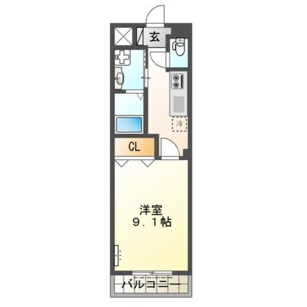 コンフォートの物件間取画像